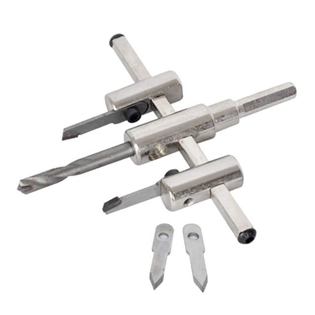 RENACLIPY 1Ud Herramienta De Corte Para Orificios En Madera Con Tecnología Plateada