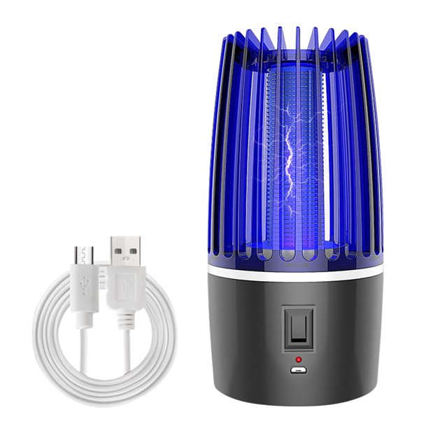 Lámpara para matar mosquitos Irfora 2 en 1 Mosquito Lamp Trampa para mosquitos con luz nocturna y gancho oculto Mosquito Killer Lamp Bug Zapper Trampa para insectos portátil de poco ruido