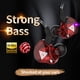 thumbnail image 1 of QKZ AK6 Bass Audífonos estéreo Audífonos dinámicos Audífonos con enchufe de 3,5 mm (Rojo) WDOplteas Para estrenar, 1 of 9