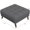 Dark Gray, variant on Ivory Boucle Ottoman with Biscuit Tufting for Living Room, 32.7L x 25.2W x 15.7H Inches, Plush Ottoman for Footrest and Extra Seating