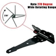 thumbnail image 3 of Strap Hinges 4 Inch Heavy Duty Rustproof Classic Antique Shed Door Hardware 6 Pack, 3 of 7