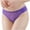 Purple, variant on Aoochasliy Ladies Underwear Thongs Panties Hi-Cut Hollow Out Briefs