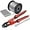 Red, variant on Wire Rope Crimping Tool Kit, with 1/16-304 Stainless Steel Cable 165 ft (7x7 Strand Core), 100 Cable Ferrule Aluminum Loop Sleeve Stops (165ft Rope 100 Loop, Red, 1)