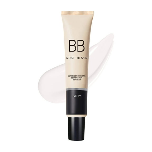 HHBEAUTY BB Concealer - BB Cream for All Skin Types - Oil-Free Moisturizing, Smooths Blemishes, Ivory