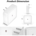 thumbnail image 2 of Square Light-Controlled Night Light - 4-Pack LED Plug-In Night Light with Smart Dusk-to-Dawn Sensor, Energy-Efficient 3000K Warm White Glow for Bedrooms, Hallways, and Bathrooms, 2 of 7
