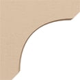 thumbnail image 3 of 2"W x 10"D x 10"H Thin Legacy Rough Cedar Woodgrain TimberThane Corbel, Primed Tan, 3 of 6
