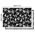 thumbnail image 5 of Pioneer Flower Floral Print Pattern Summer Placemats Table Placemats Set Of 6-Linen Kitchen Washable Placemats Table Mats 12x18 Inch Non-Slip Heat Resistant, 5 of 5