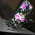 thumbnail image 4 of Designed for Samsung Galaxy S23 Ultra Modern Design Pattern Fused Hybrid Hard PC + TPU Rubber Shockproof Drop Protection Impact Phone Case Cover [Tropical Roses Floral], 4 of 4
