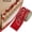 Red, variant on Christmas Velvet Ribbon, 6.3cm Wide 2M Merry Christmas Glitter Print, Gold Wrapping Decor, 1 Roll
