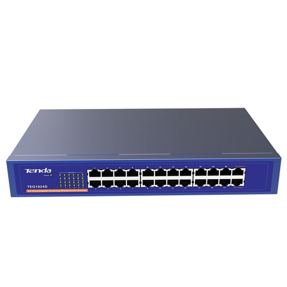 Switch Tenda TEG1024G Gigabit de 24 puertos sin administración