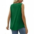 thumbnail image 3 of Women Tank Tops Summer Pleated Flowy Sleeveless Tops Dressy Casual Square Neck Shirts, 3 of 3