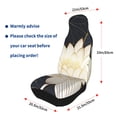 thumbnail image 6 of Haiem Golden Lotus Printed Car Seat Covers Set of 2, Universal Fit Car Seat Covers,Protective Seat Covers,Comfortable Car Seat Covers, Easy Installation Seat Covers, 6 of 9