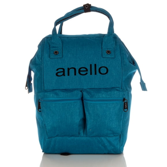 Mochila/bolsa De Mano Anello Blue Letters 6035