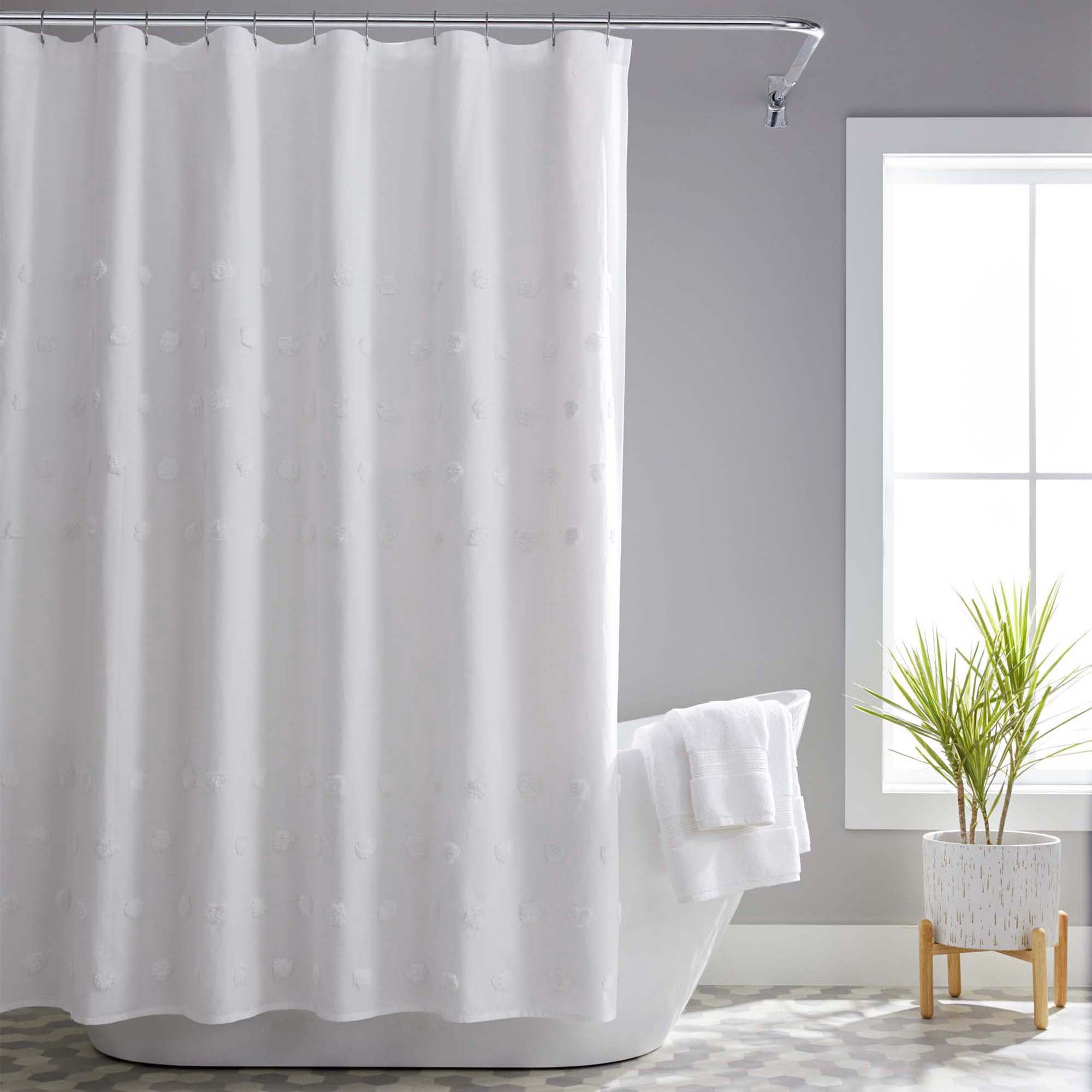 White Ditsy Dots Cotton Bathroom Set, Better Homes And Gardens Bathroom Decor
