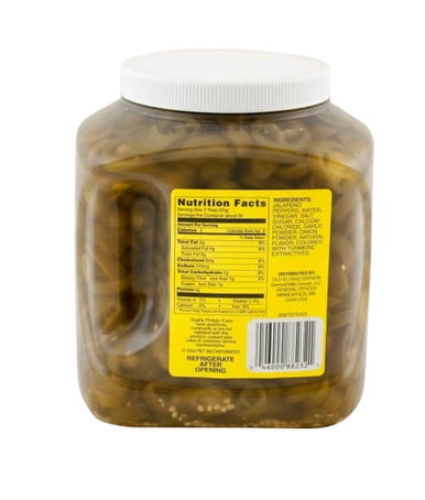 (Price/Case)Old El Paso Sliced Jalapeno Peppers 106 Ounces Per Jug - 6 Per Case