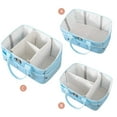 thumbnail image 5 of Sunveno Large Polyester Nursery Portable Diaper Caddy Organizer for Changing Station, 5 of 10