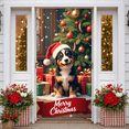thumbnail image 5 of Cartoon Design Christmas Banner Snowman Tis the Season Gift Decoration for Holiday Celebration Winter Party Indoor, 5 of 9