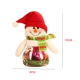 thumbnail image 4 of Bearachild Plush Kids Christmas Candy Jar Portable Box Container Bottle Xmas Cute Themed Gift Replacement Sweet Sugar Office Kits de decoración para fiestas Muñeco de nieve Bearachild HA1107-02B, 4 of 6