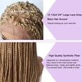 thumbnail image 5 of Lyricalhair Lace Front Box Braided Wig for Black Women Hand Braids Baby Hair front Natural Hairline Micro Twist Braid Wigs Synthetic Hairpiece, 5 of 5