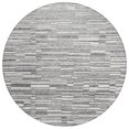 thumbnail image 2 of Addison Rugs Chantille Indoor/Outdoor Transitional Stripes Graphite Machine Washable Round Rug, 8' x 8', 2 of 8