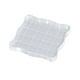 thumbnail image 2 of Sellos transparentes, 7,5x7,5 cm, lado arqueado, alta seguridad, transparente, fácil limpieza, reutilizable, bloque acrílico duradero, 2 of 5