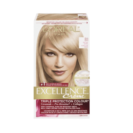 LOREAL EXCELLENCE HAIR COLOR - LIGHT ASH BLONDE #B1