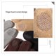 thumbnail image 5 of Qarigey 1 par de guantes cálidos de invierno a prueba de viento pantalla táctil motocicleta montar ciclismo nieve esquí ciclismo patinaje moda mitones guantes y mitones Café Qarigey AP013059-04B, 5 of 6