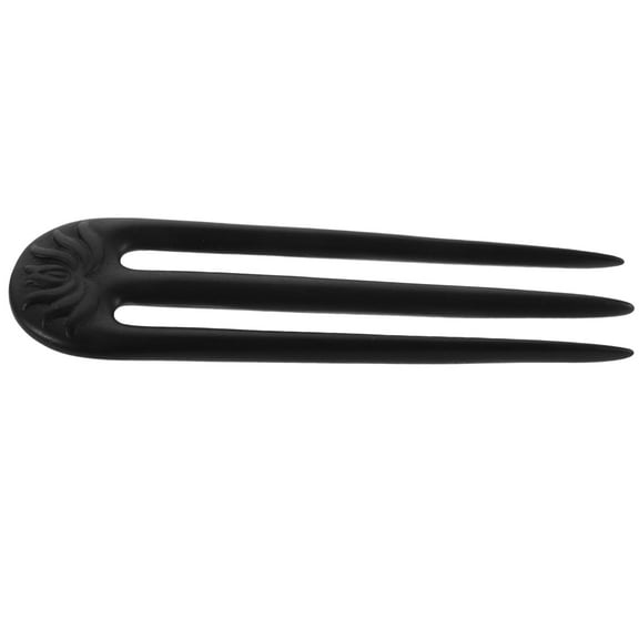 WRITWAA Vintage Black Wooden Hair Pin - French Style Hair Accessory for Party and Special Occasions