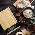 thumbnail image 4 of Bamboo Kitchen Scales, LCD Display, Digital Scales Up to 5 Kg, 4 of 5