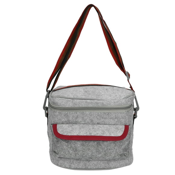 Stylish Shoulder Strap Insulated Lunch Bag, Fixed Clamshell Design And Durable Insulated Lunch Box, Men Work School For Woman