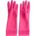 thumbnail image 1 of Guantes de goma de limpieza para lavavajillas, impermeables, reutilizables, guantes de cocina antideslizantes (medianos) Afortunado Sencillez, 1 of 5