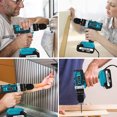 thumbnail image 4 of LabTEC 21V Cordless Drill Driver Screwdriver with 3000mAH Li-ion Battery,Portable Rechargeable Impact Drill Tool Kit with Storage Case for Home DIY, 4 of 13