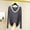 Dark Gray, variant on BUIGTTKLOP Pajamas Tops for Women Long Sleeve Shirts Casual V Neck Top Soft Undershirts Comfy Base Layer Loungewear