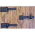 thumbnail image 1 of Agave Ironworks LA005-01 Speakeasy Hinge And Latch Set Flat Black, 1 of 1