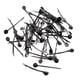 thumbnail image 3 of 50 Pinzas Para El Cabello Negras, Cabujones, Horquillas Para El Cabello, Accesorios Para Joyas De Bricolaje, 3 of 9