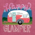 thumbnail image 2 of Happy Glamper | Fancy Camping Camper Van Caravan | Nature Lover Men's T-Shirt, Vintage Heather Red, L, 2 of 5