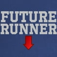 thumbnail image 2 of CafePress - FUTURE RUNNER Maternity T Shirt - Maternity Dark T-Shirt, 2 of 3