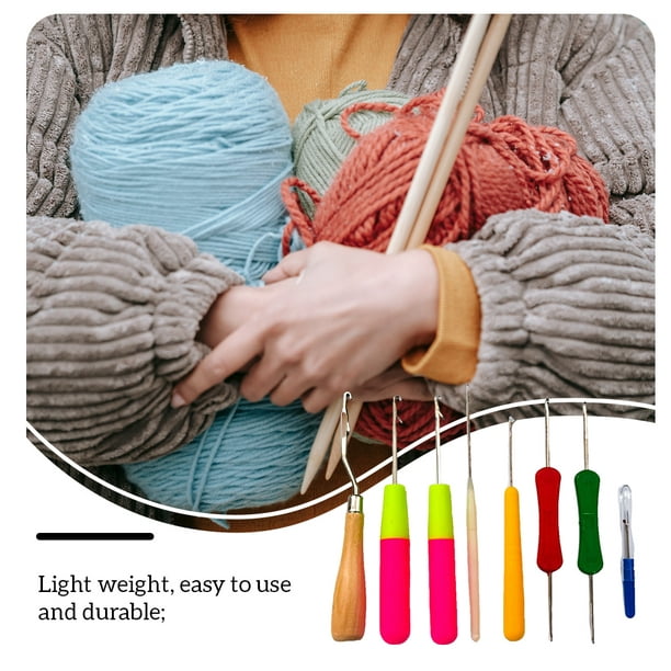 Crochet Kit for Beginners DIY Craft Set Sewing Tool Wool Braid Repair  Stitches Hair Extension Wig Christmas Gift Sweater Braid Carpets