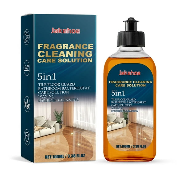5-in-1 Fragrance Cleaning Care Solution for Tile Floor, Bathroom, Bacteriostat, Waxing, Deep Cleaning 100ml
