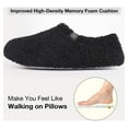 thumbnail image 6 of HomeTop Women's Cozy Memory Foam Loafer Slippers Indoor Outdoor, 6 of 8