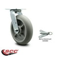 thumbnail image 2 of Cambro Camcruiser Vending Cart Replacement Caster with Bolt on Swivel Lock - SCC, 2 of 2