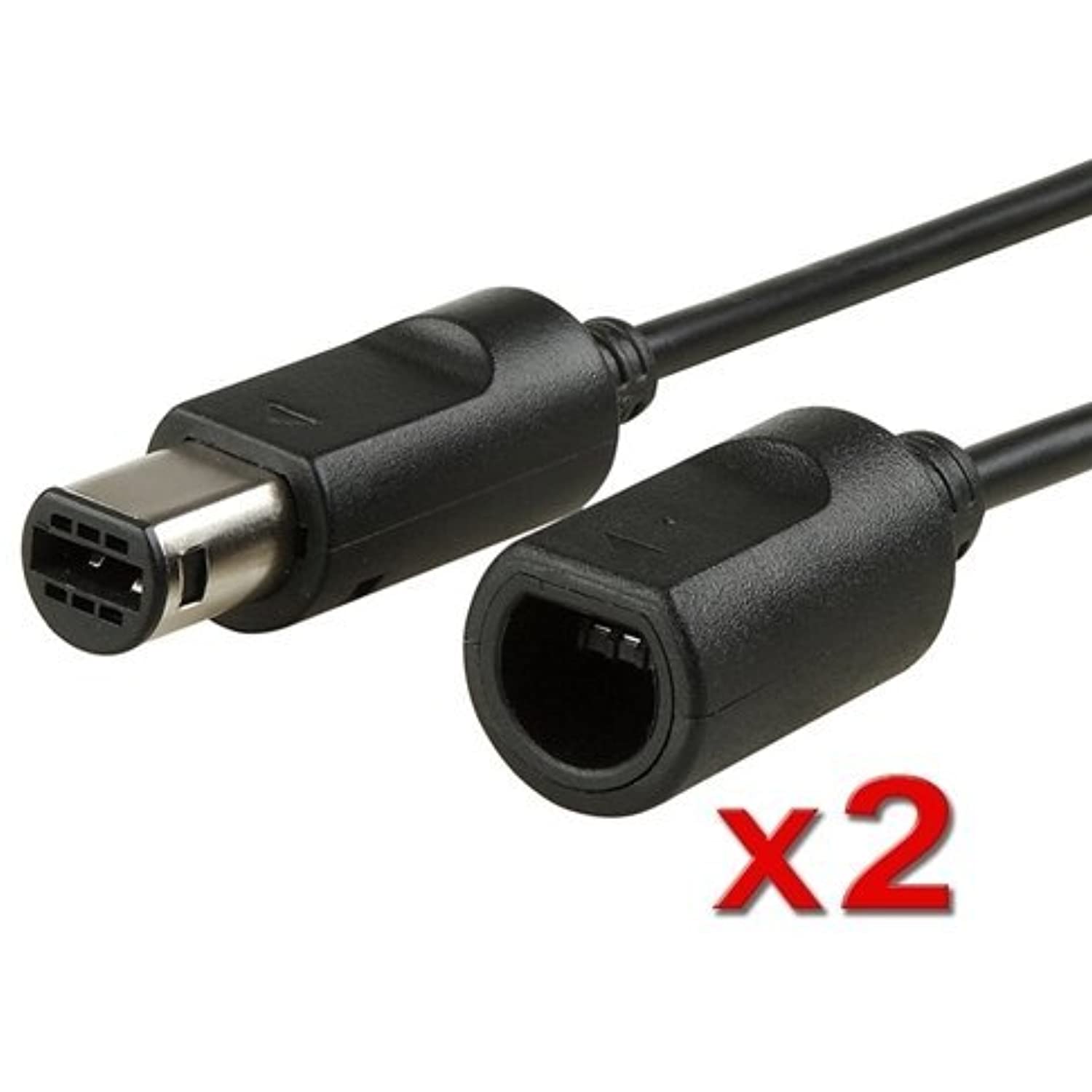 Sunnyillumine 2 Pack of 6 Ft Extension Cable for Nintendo GameCube