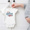 thumbnail image 6 of All American Cute Daughter Niece Bodysuit Jumper Girls Infant Baby Brisco Brands NB, 6 of 6
