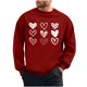 thumbnail image 2 of Ceisia Men Casual Fashion Print Round Neck Pullover Long Sleeve Sweatshirt Gift, 2 of 6