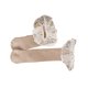 thumbnail image 2 of Calcetines hasta la rodilla para niña Calcetines largos con ribete de encaje con patrón de puntos de algodón suave para niños Caqui, 2 of 5