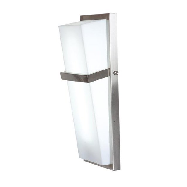 Access Lighting 31025-BS-ACR Sierra 1 Light Wall Sconce or Vanity Fixture - Brushed Steel