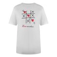 thumbnail image 1 of Love Moschino T-Shirt Tic-Tac-Toe pour Adulte, 1 of 3
