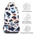 thumbnail image 6 of Easy to Install Car Universal Seat Cover, Watercolor Abstract Pattern Four Seasons Universal Front Seat Cover, 2-Piece, 6 of 8