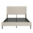 thumbnail image 6 of Platform Bed , Metal Bed Frame with Charging Station, No Box Spring Needed, (Beige), Noise Free,Easy Assemble., 6 of 9