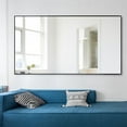 71" x 32" Black Floor Mirror Oversized Full Length Mirror Large Wall